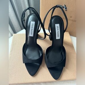 Steve Madden Black Beki Women's Heels
